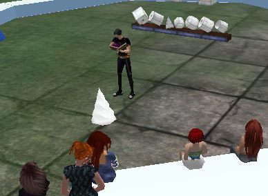 Unterrichtssituation im Second Life